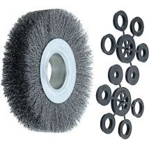 Lessmann - Draht-Rundbürste Stahldraht 0,30 / 0,35 mm, Bürsten- xBesatzbreite: 250X30 mm