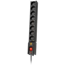 Multiprise Lestar Lx 810 5 M Noire Avec Interrupteur