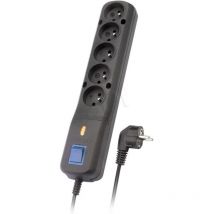 Lestar - lv 530W base múltiple 1,5 m 230 salidas ac Interior Negro