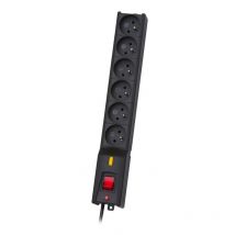 Lestar - LX 610 g-a, Surge Protector, 3m, Nero