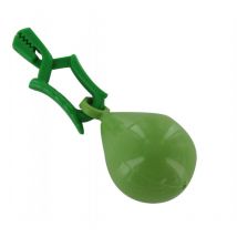 Peso de mantel en forma de pera, H.75.5mm, D.26mm, plástico verde, 2 uds.