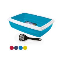 Lettiera con cornice Jumbo – 54 cm x 40 cm x 14 cm – 22 lt – Animalin