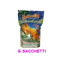 Lettiera gatto silicio sabbia gatto --6 sacchetti da 5 litri--
