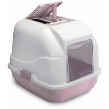 Lettiera per gatti con filtro easy cat colore principale: rosa