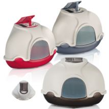 Lettiera per gatti con filtr e paletta ginger