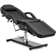 Lettino estetista 200 kg Nero Girevole 360° Poltrona pedicure per centri