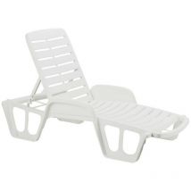 Ipae Progarden - lettino in polipropilene antracite