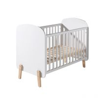 Les Tendances - Lettino Kiddy Vipack 60x120 incluso il materasso - Bianco