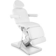 Physa - Lettino Per Estetica Elettrico Massaggi Tatuaggi 150 Kg Bianco 100 w Similpelle