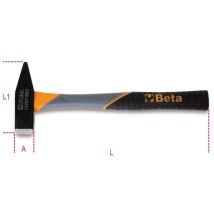 Beta – Martello tipo tedesco 1500 gr – Manico in fibra di vetro – Dimensione testa 19/42 mm – Utilizzo meccanico