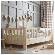 Petits-meubles - Letto 90x190 con gambe da 10 cm Agnès Bois