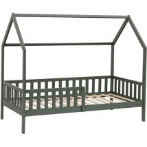 Happy Garden - Letto a capanna per bambini 190x90cm verde marceau