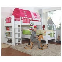 Befara - letto a castello bambino a l tirreno - Naturale - 90 x 200 - Senza scivolo