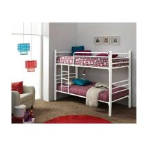Letto a castello divisibile ceres - Bianco - 80 x 190 - Senza letto aggiuntivo