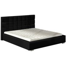 Letto ComfiDream 128, Madryt 1100, Doppio, 160x200, Eco pelle, Reti a doghe, 178x223x106cm