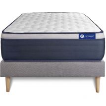 Kit rete e materasso matrimoniale Actiflex max 80x200cm - Spessore : 26cm - Molle insacchettate e memory foam - rigido