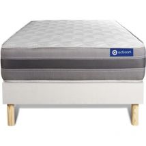 Kit rete e materasso matrimoniale Actilatex relax 90x190cm - Spessore : 24cm - Lattice e memory foam - Moderatamente rigido