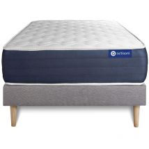 Kit rete e materasso matrimoniale Actilatex sleep 80x190cm - Spessore : 22cm - Lattice e memory foam - Bilanciato -