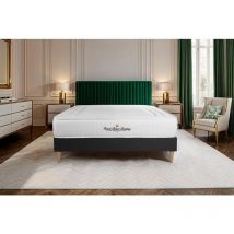 Kit rete e materasso LANCASTER 180x220cm - Spessore : 22cm - molle insacchettate e memory foam - Rigido, 3 zone di comfort