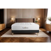 Kit rete e materasso Windsor 130 x 200cm - Spessore : 26cm - memory foam e molle insacchettate - Bilanciato