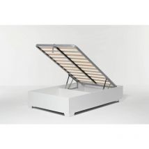 Letto Contenitore Made In Italy Cangù bed box 120X190 C/Piedini Bianco