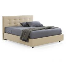 Letto contenitore parzialmente sfoderabile Eldo