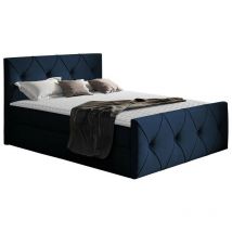 Letto continentale Baltimore 150, Mono 242, Doppio, Continentale, 160x200, Arazzo, Reti a doghe, 167x216x103cm
