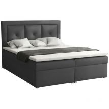 Mobilier1 - Letto continentale Pomona 113, Victoria 14 868, Continentale, Doppio, 140x200, Arazzo, Reti a doghe, 140x215x115cm