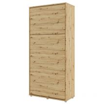 Lenart bed concept vertikales Wandbett cm101x46-228x217H Eiche