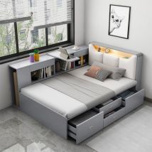 Llb Living Life Bed - Letto Una Piazza e Mezza 120x190 Contenitore Camera Ragazzi Stellan