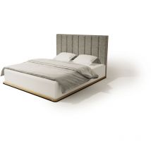 Letto Imbottito Kreon 180x200 Solik Rovere Naturale
