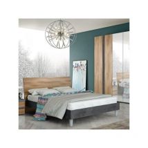 Letto matrimoniale Borghese noce dark