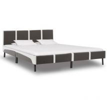 Nova - Furniture Limited - Giroletto senza Materasso Grigio e Bianco