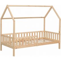 Happy Garden - Letto per bambini 190x90cm in legno marceau
