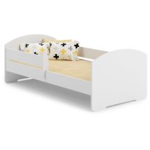 Letto Per Bambini Con Sponda E Materasso - 160x80 Cm