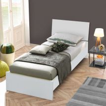 Bissolo Casa - letto singolo con giroletto bianco opaco