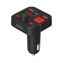 TR-15 Trasmettitore fm z Bluetooth 87.6 - 107.9 MHz Bluetooth/USB Nero - Savio