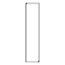 Lettre Décorative Plexiglass Blanc.- I - 15 cm