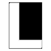 Lettre Décorative Plexiglass Blanc.- l - 10 cm