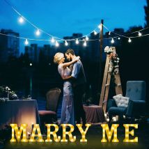 Lettre lumineuse à led, cadeau de la Saint-Valentin - signe de mariage lumineux avec led blanches chaudes - signe de proposition, signe de mariage,