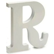 Pincello Décoration Lettre R 15 X 1,8 Cm Bois Blanc