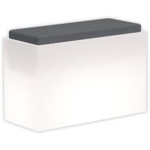 Leuchtende Sessel Roomy Bright Mit Led-pouf 'made In Italy' Für Den Außeneinsatz -rot / Mit Kabel