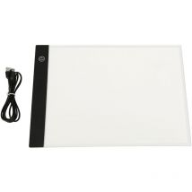 Haloyo - Leuchttisch A4 Led ,Leuchtplatte Zeichnen Light Pad mit usb Kabel für Diamond Painting,Zeichnung, Malen, Animation,Skizzierung,35.5 x 23.5