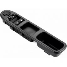 Levé Vitre Avant Gauche Drive côté Vitre Électrique Interrupteur Principal 6554.QC, Interrupteur de Lève-Vitre Compatible pour Peugeot 207,DEBUNS