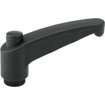 Leva di serraggio con ff termoplastico. Gr. 65. m 8. Contenuto: 3 pezzi Fortis