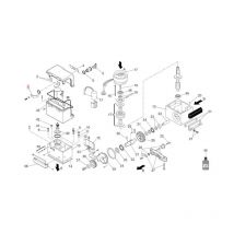 Pièce détachée levier pour serrure standard moteur 844 7291065 - Faac