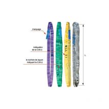 Levac - Eslinga redonda verde Longitud de trabajo 4 m - wll 2T - Relación de trabajo 7:1 - 4428N40