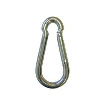 Levac Karabinerhaken Birne 4 mm – 5264A – verzinkter Stahl – Öffnung 6 mm