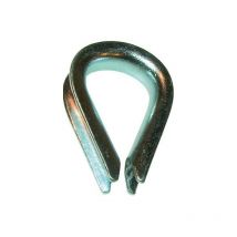 Levac - Terminale a cuore zincato apertura piccola D. 10 mm - 5080E