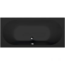 Polysan - levana Bain rectangulaire 170x80x39cm, noir mat